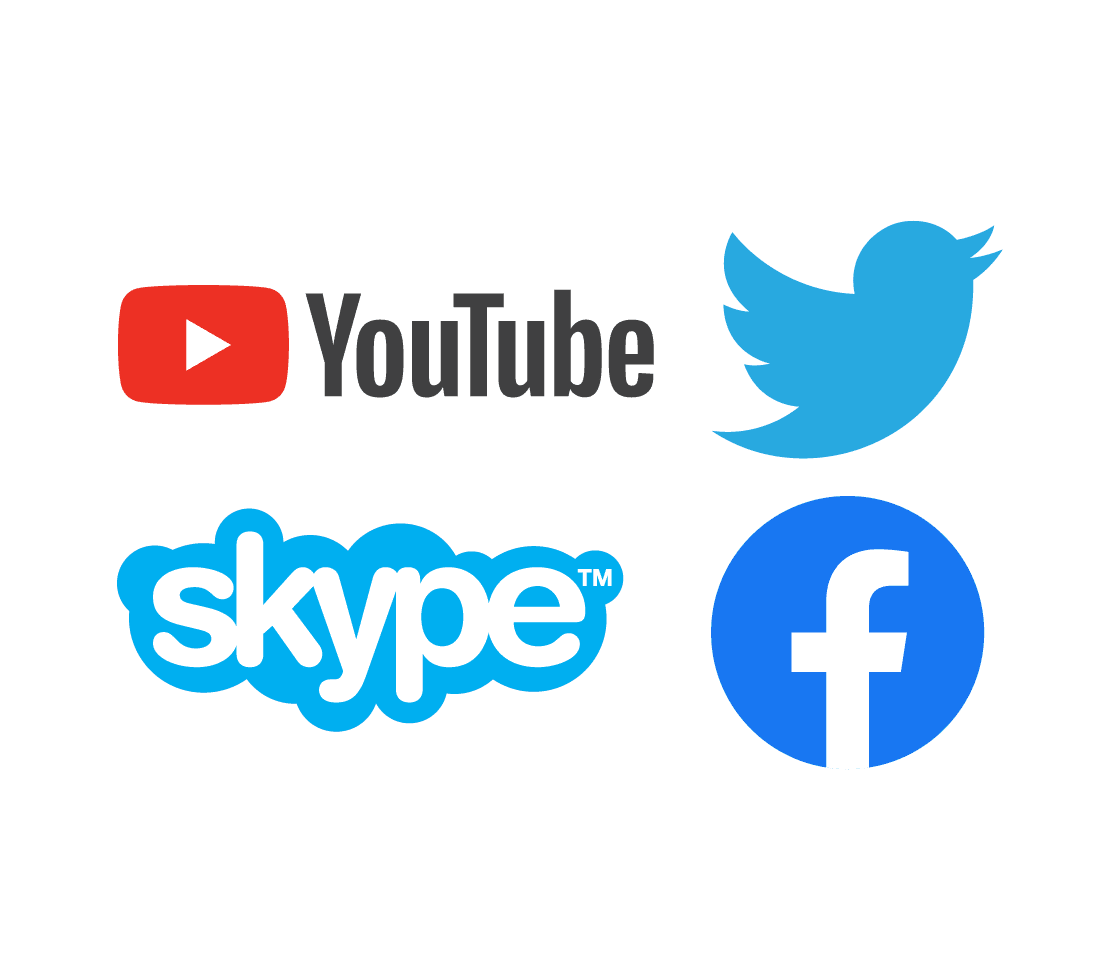 Bỏ chặn YouTube, Twitter, Skype, Facebook, v.v. với ExpressVPN.