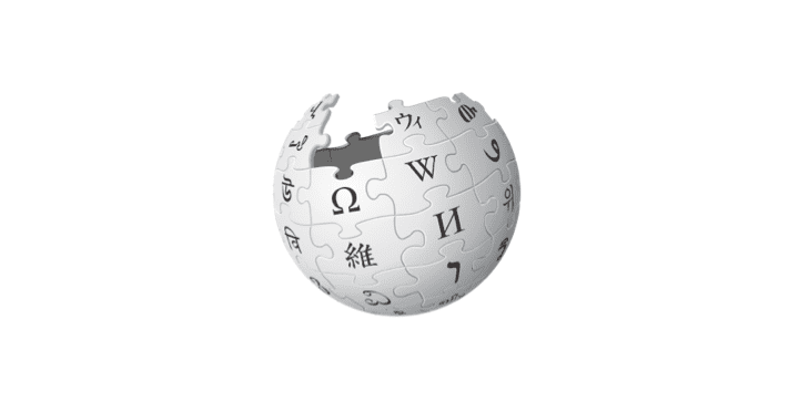 Logo Wikipedia tr&ecirc;n m&agrave;n h&igrave;nh m&aacute;y t&iacute;nh x&aacute;ch tay.